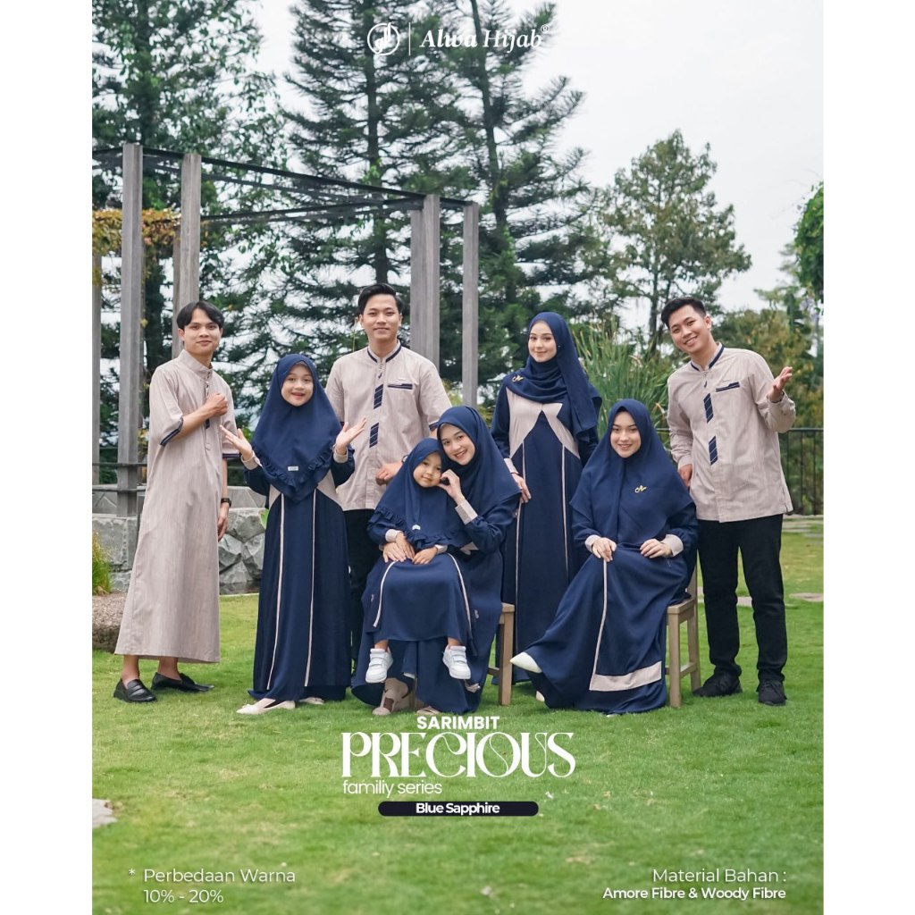 Sarimbit Keluarga.Sarimbit Lebaran.Sarimbit Precious - Alwa Hijab (READY STOCK)