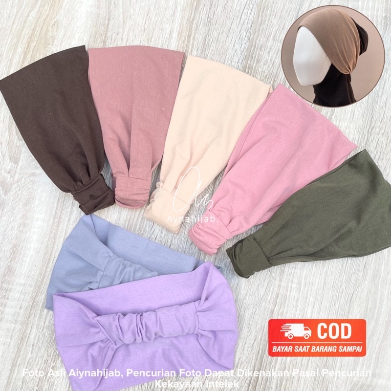 CIPUT BANDANA DALEMAN KERUDUNG | Ciput Daleman Kerudung Anti Pusing50