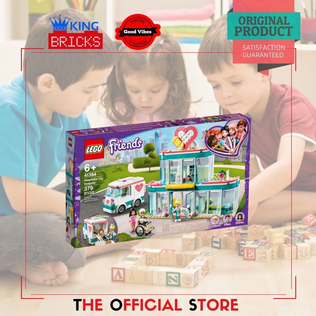 LEGO Original FRIENDS 41394 Heartlake City Hospital - Mainan Anak Perempuan Cewek Lego Rumah Sakit