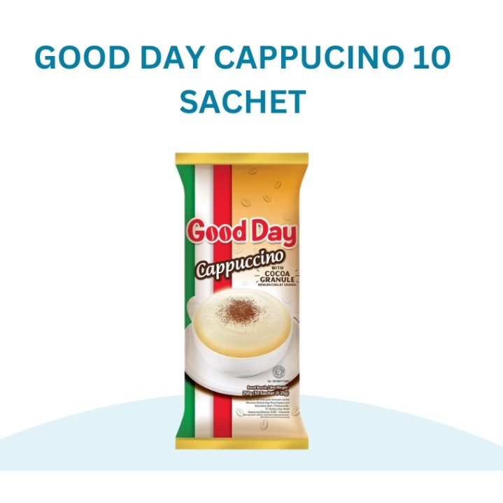 

Good Day Cappucino isi 10sachet