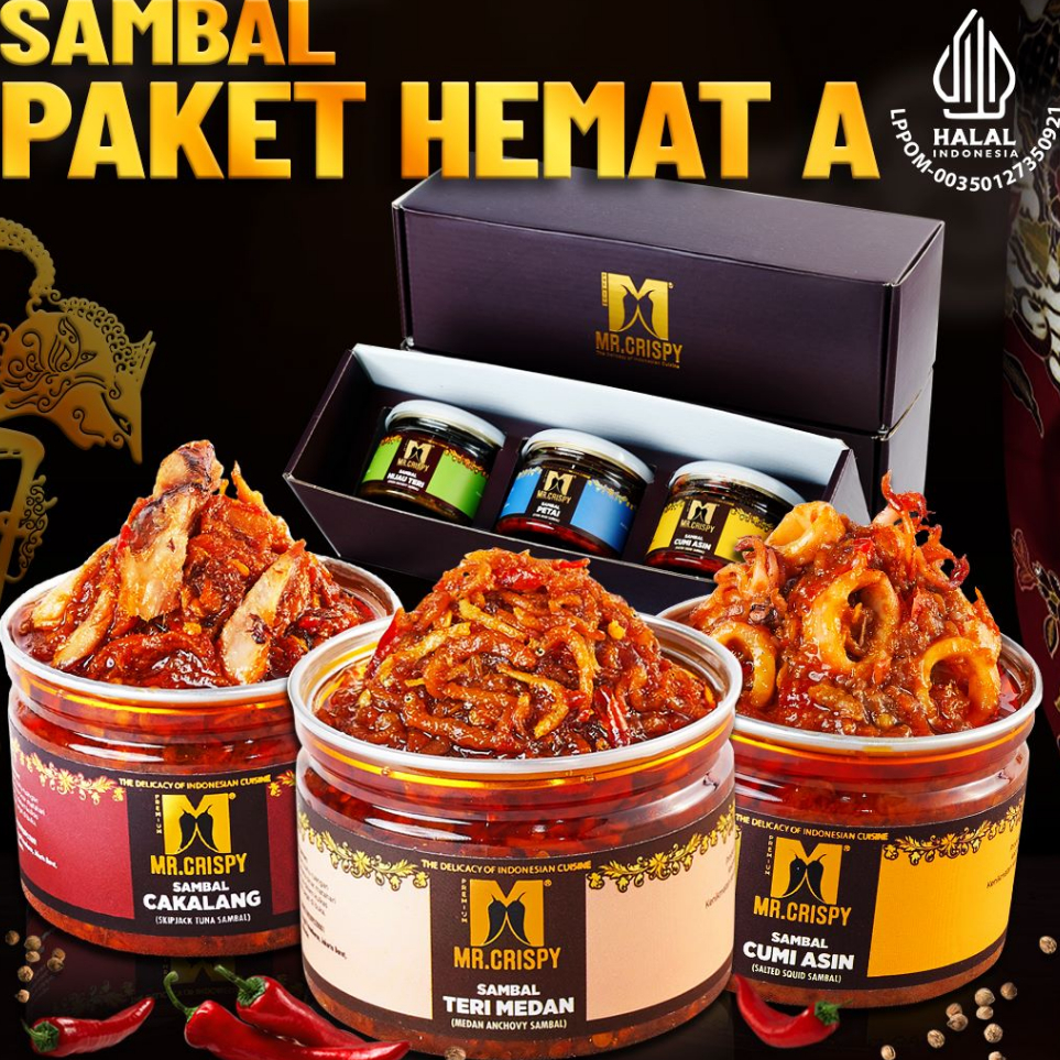 

Best Product PAKET SAMBEL HEMAT A MR.CRISPY(KOTAK HMPERS)