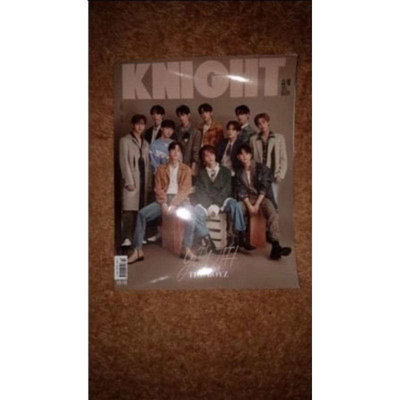 MAGAZINE THE BOYZ KNIGHT POSTER Q CHANGMIN
