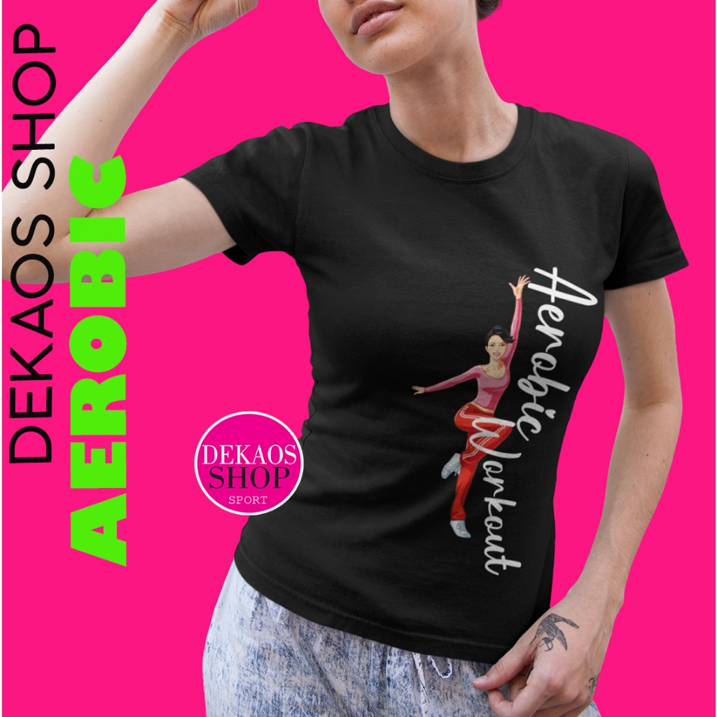 BAJU  SENAM AEROBIC ZUMBA WANITA TERBARU / KAOS AEROBIC WANITA / BAJU SENAM JUMBO / BAJU ZUMBA WANIT