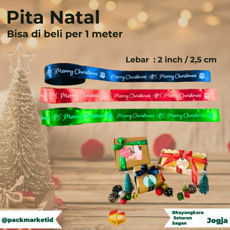 

Pita Tulis Natal - Harga PER 1 METER