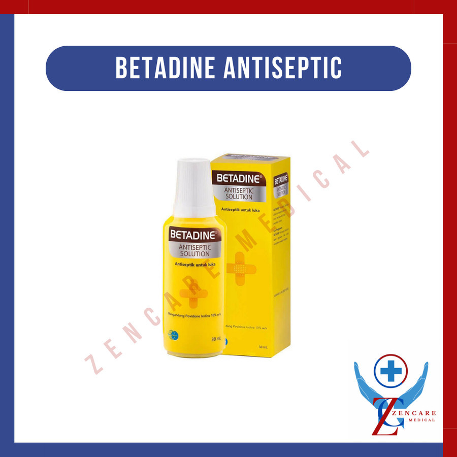 Betadine Antiseptic Solution / Obat Luka Luar Anti Infeksi