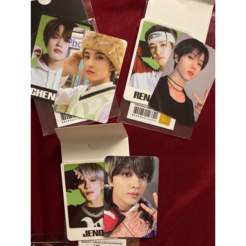 istj trading card unsealed jeno mark jisung