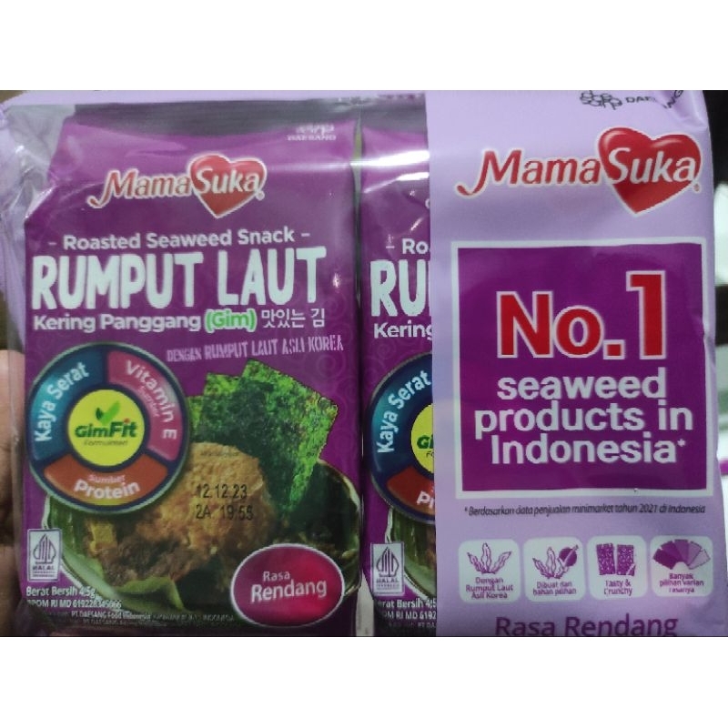 

Mamasuka rumput laut rasa rendang