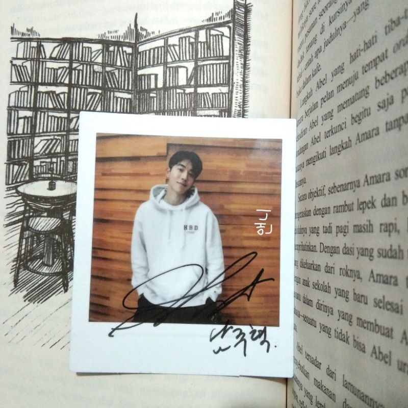 [BOOKED] BAEK YIJIN SIGNED POLAROID SIGN POLA NAM JOOHYUK JOO HYUK 2521 OST ALBUM DRAKOR DRAMA KOREA