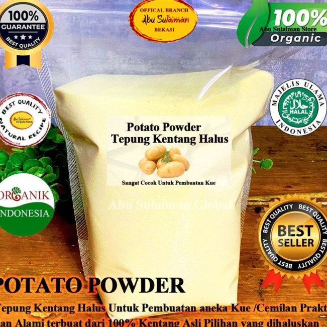 

Terkini Potato Flakes Halus 1 KG Mashed Long Potato Tepung Kentang / Potato Powder Strong Taste Potato / Flakes Powder Potato / Tepung kentang Potato Ready