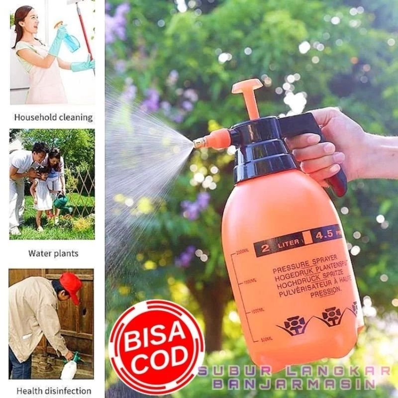 SEMPROTAN SPRAYER 2 LITER KEPALA KUNINGAN