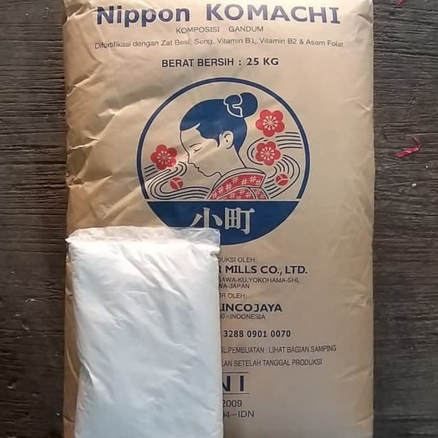 

Baru Tepung Komachi Repack 1kg / Tepung Protein Tinggi Import Jepang Halal / Tepung Jepang Laris