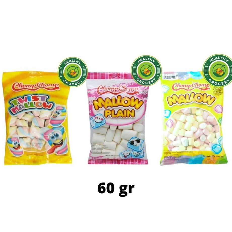 

Grosir Chomp Chomp Mallow 60gr / Marshmallows / PERMEN MURAH / MARSHMELLOWS/ MARSHMALLOW / MELLOW Serba Murah