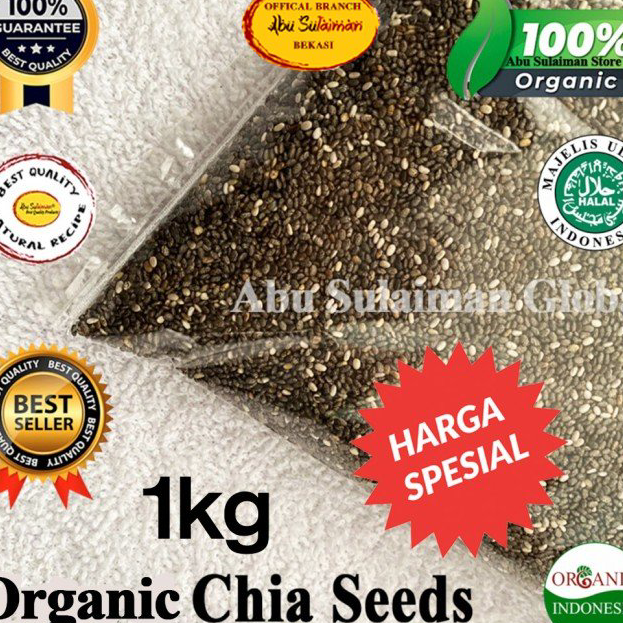 

Best Seller Chia Seed 100 gr / Chia Seed Premium 100 gr / Chia Seeds / premium Chia Seed ☇✯✱