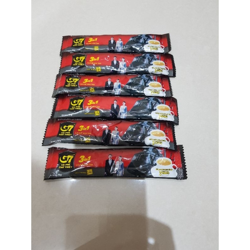 

Kopi vietnam 3 in 1 G7 coffee Trung nguyen legend 16 gram - ECER
