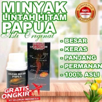 [STOK TERBATAS]pembesar penis100%ampuh minyak lintah hitam papua asli 100% original