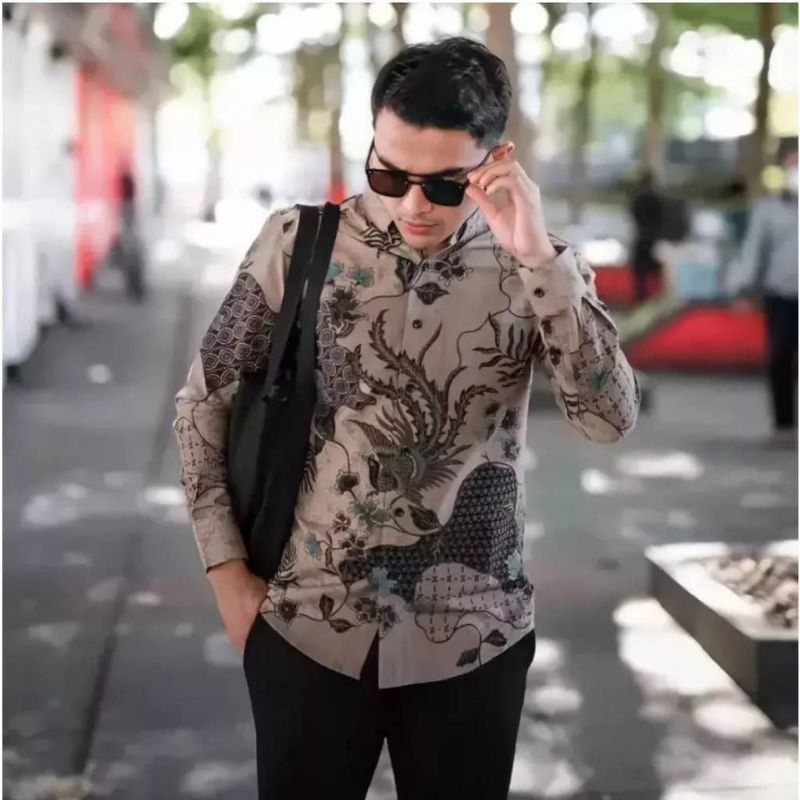 Batik Pria Premium Kemeja Batik Lengan Panjang Baju Batik Pria Batik Pekalongan Pria