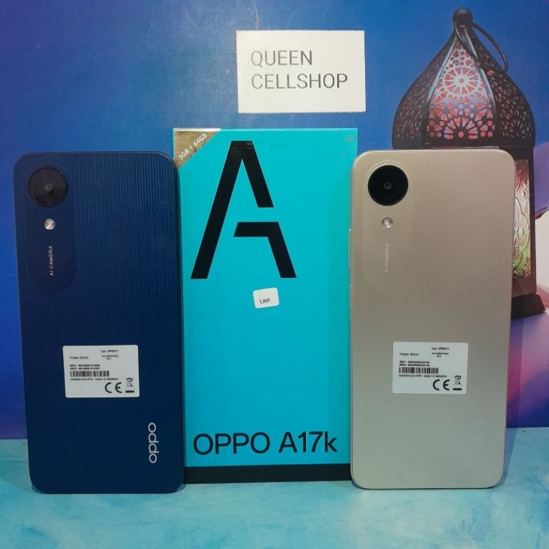 OPPO A17K 3/64GB SECOND FULLSET BEKAS GARANSI RESMI