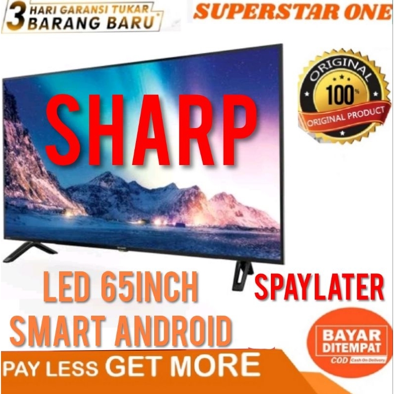 Sharp led tv 65inch android sharp led TV65Dklx 4TAndroid TV65inch LED SHARP TV 65DKLX 4T-C65DK1X