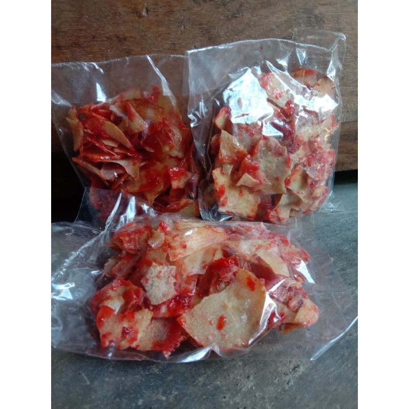 

keripik pedans manis ubi kayu