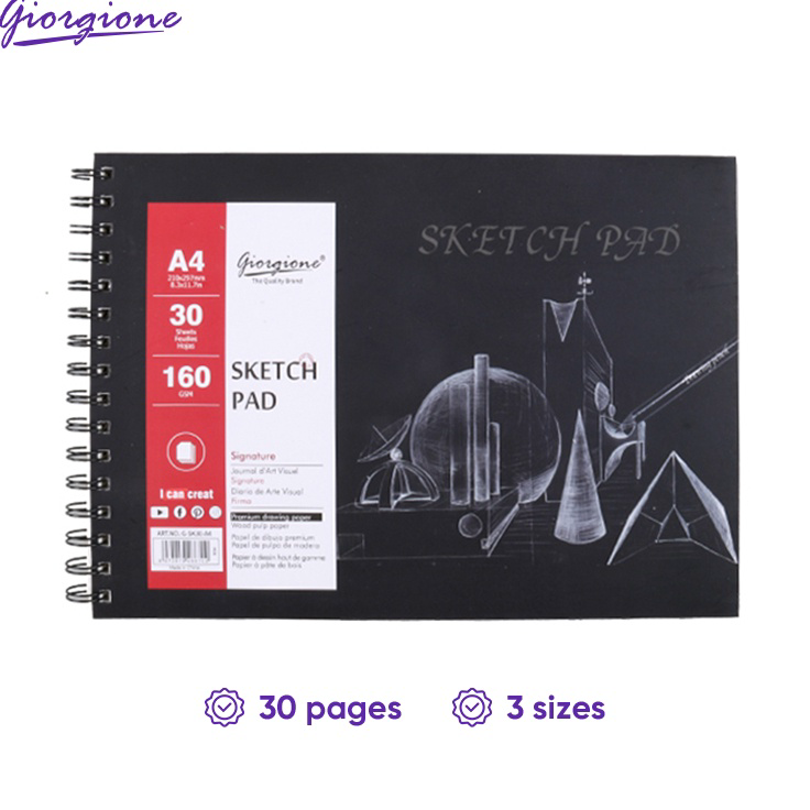 

Terkini Giorgione Sketch Book Buku Skets A3/A4/A5 G-SK30 Terbaru