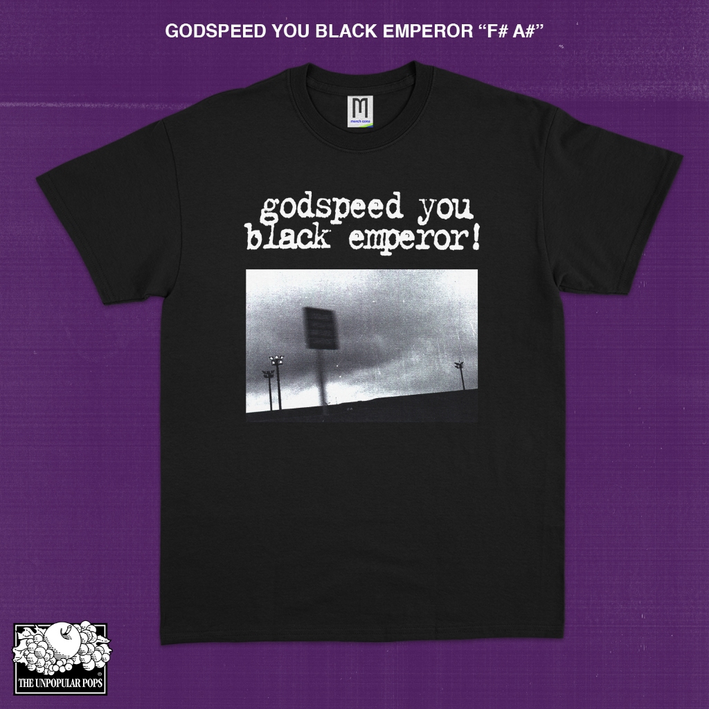 GODSPEED YOU BLACK EMPEROR Heavy weight 16s Plastisol Ink - kaos band