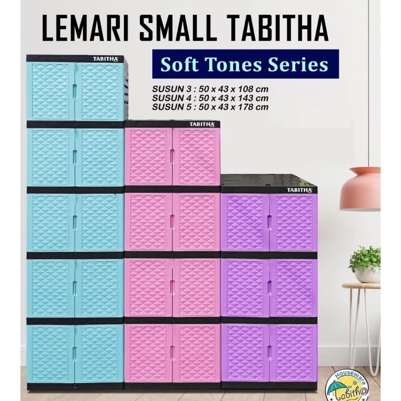 LEMARI PLASTIK TABITHA 5 SUSUN