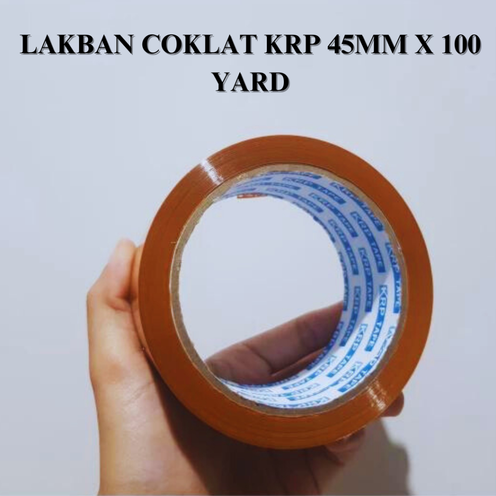 

LAKBAN COKLAT KRP 45MM X 100 YARD 1 PCS
