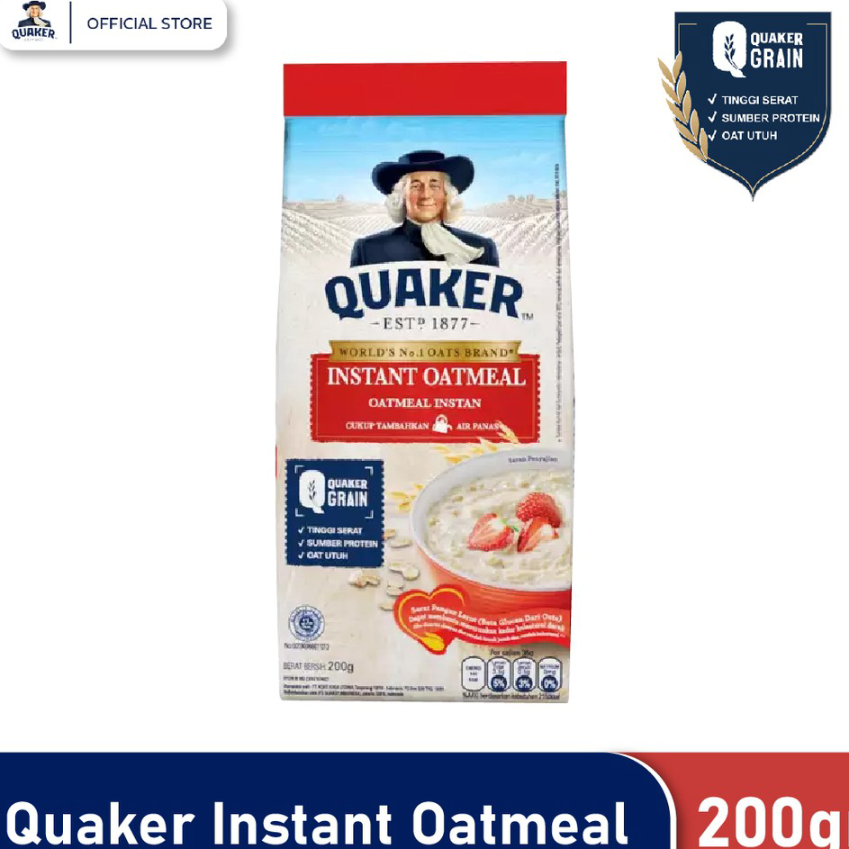 

Stock Banyak Quaker Instant Oatmeal 200 gr Best Produk