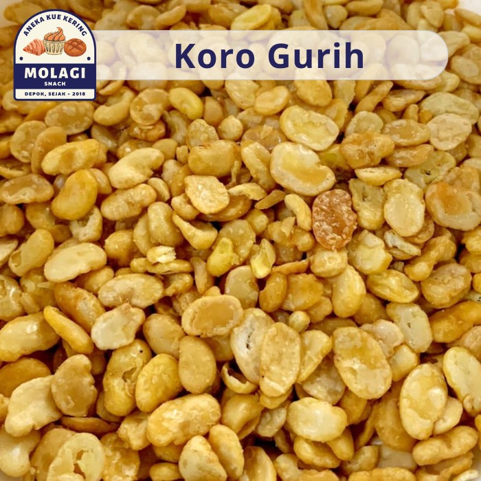 

Kacang Koro Kupas Original Gurih 250 Gram - Molagi Snack