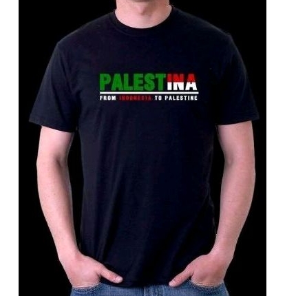 Kaos T-shirt Palestina form Indonesia to Palestina