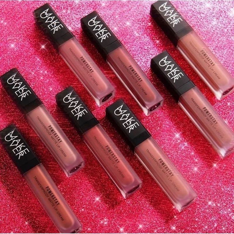 PROMO MAKE OVER POWERSTAY TRANSFERPROOF Matte Lip Cream | Make Over Lip Cream | lipstik make over or