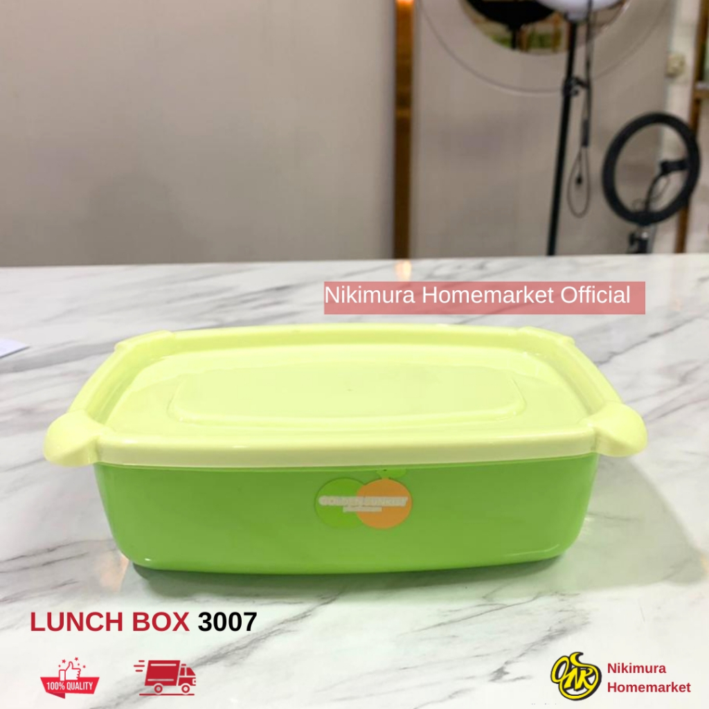 Kotak Makan Serbaguna Plastik Golden Sunkist KLK 3007