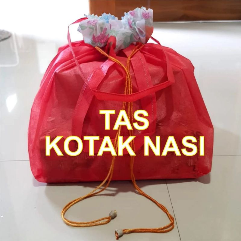 

TAS KOTAK NASI / TAS HAJATAN / TAS TASYAKURAN TALI/ 22x22
