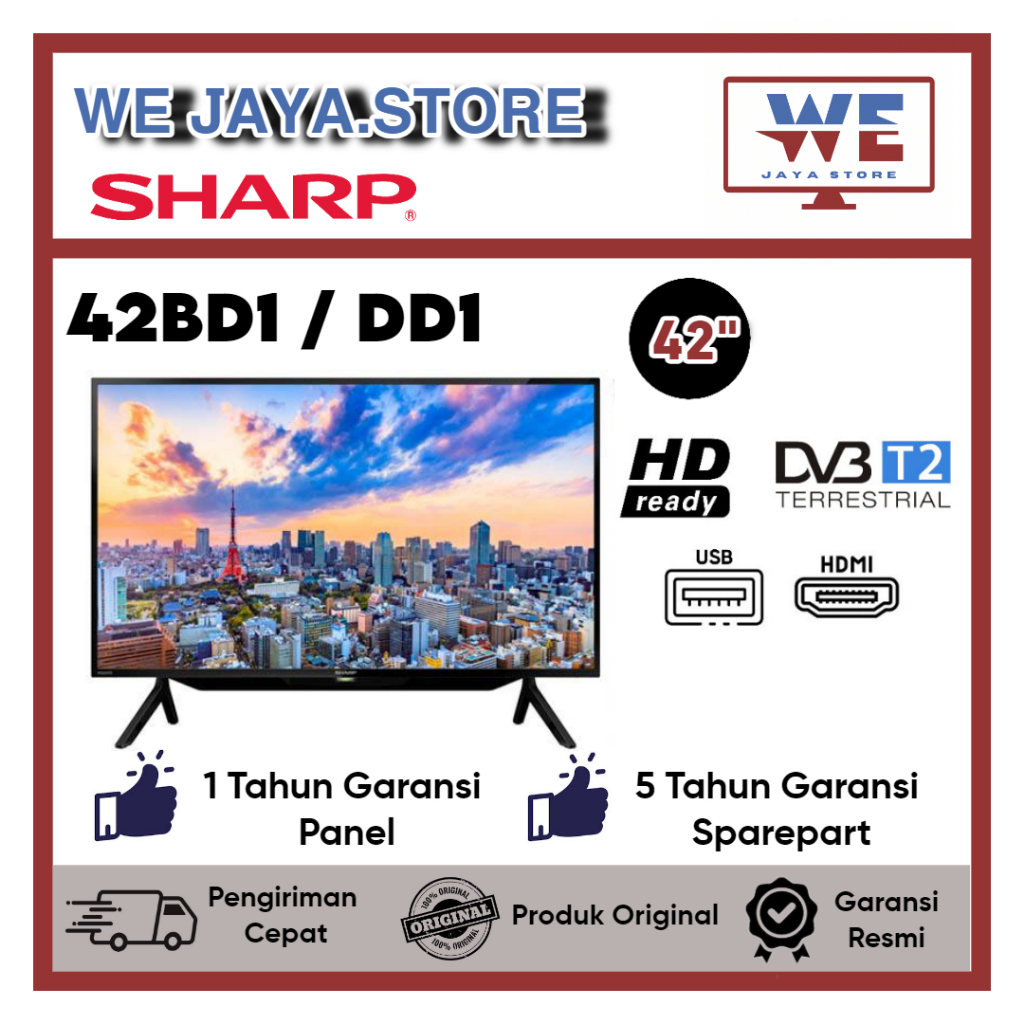 TV LED Sharp Digital 42BD1/42DD1 LED Sharp 42 Inch Digital TV Sharp
