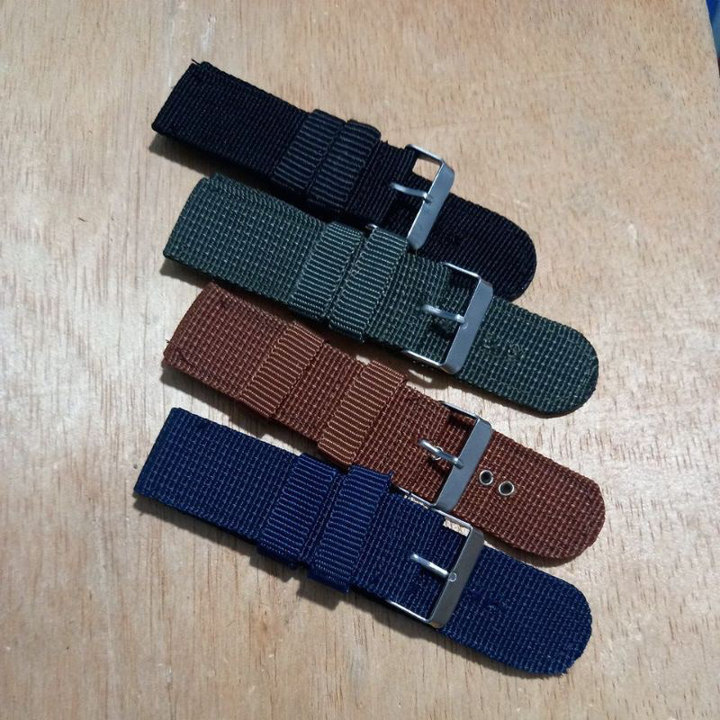 Tali jam tangan Kanvas Nylon Strap jam tangan army