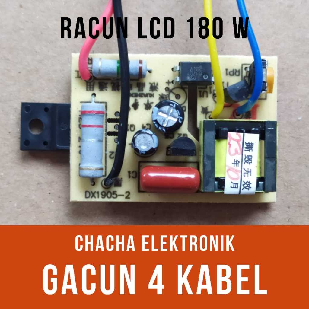 GACUN UNIVERSAL 4 KABEL GACUN LCD 180W