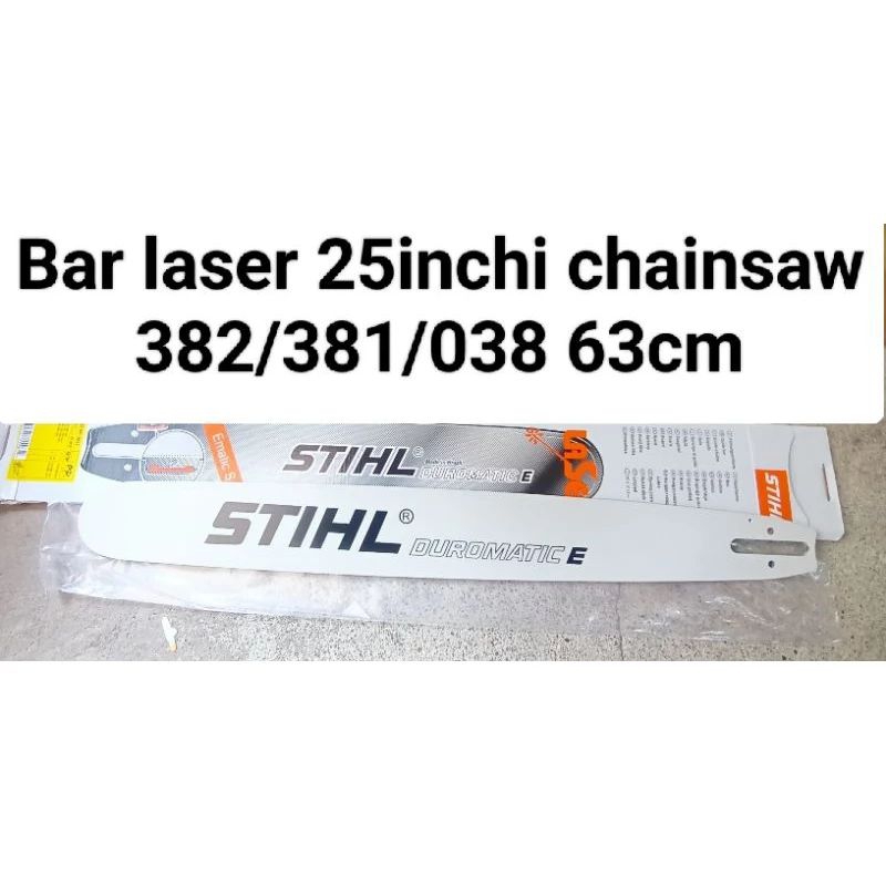 Bar chainsaw 25" inchi  STIHL MS381 untuk senso 381 382 038 rantai 42 mata STIHL