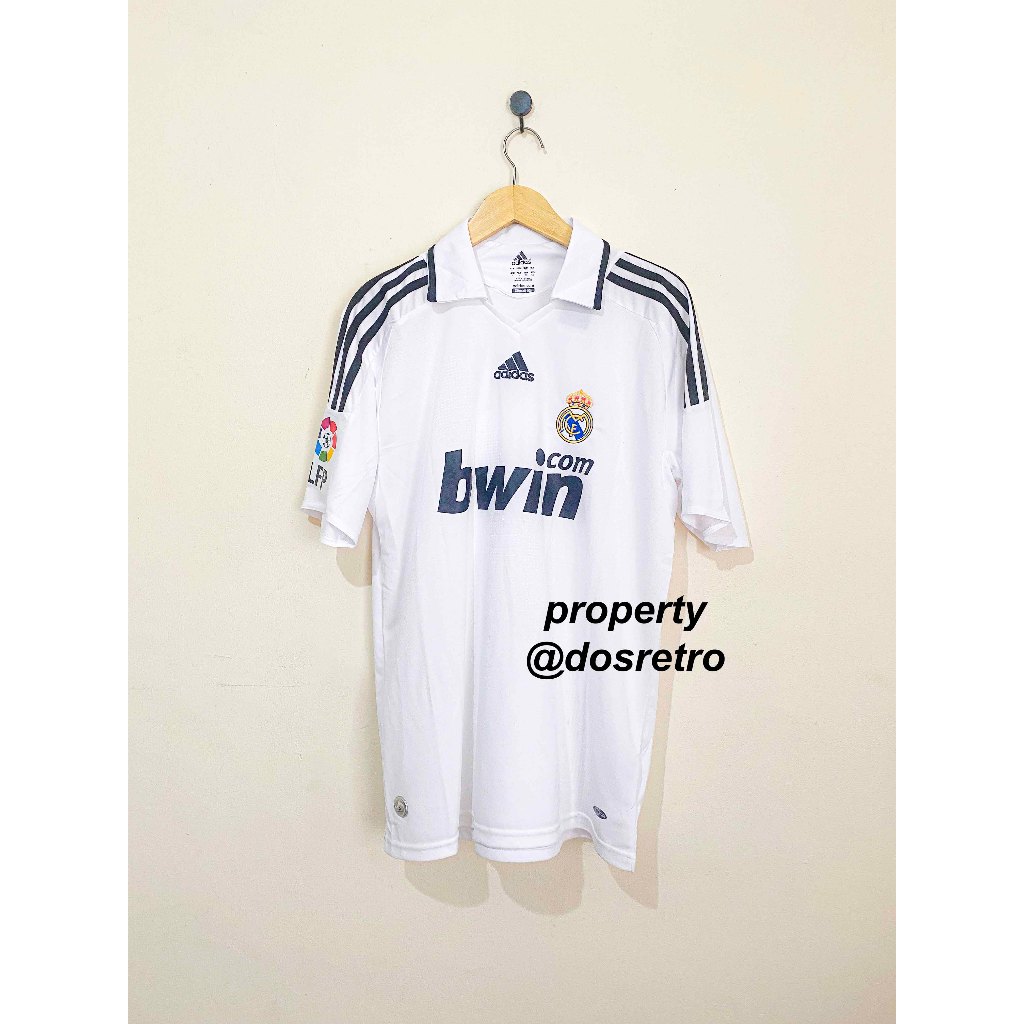 Jersey Retro Rare Real Madrid Home 2008 2009 RAUL