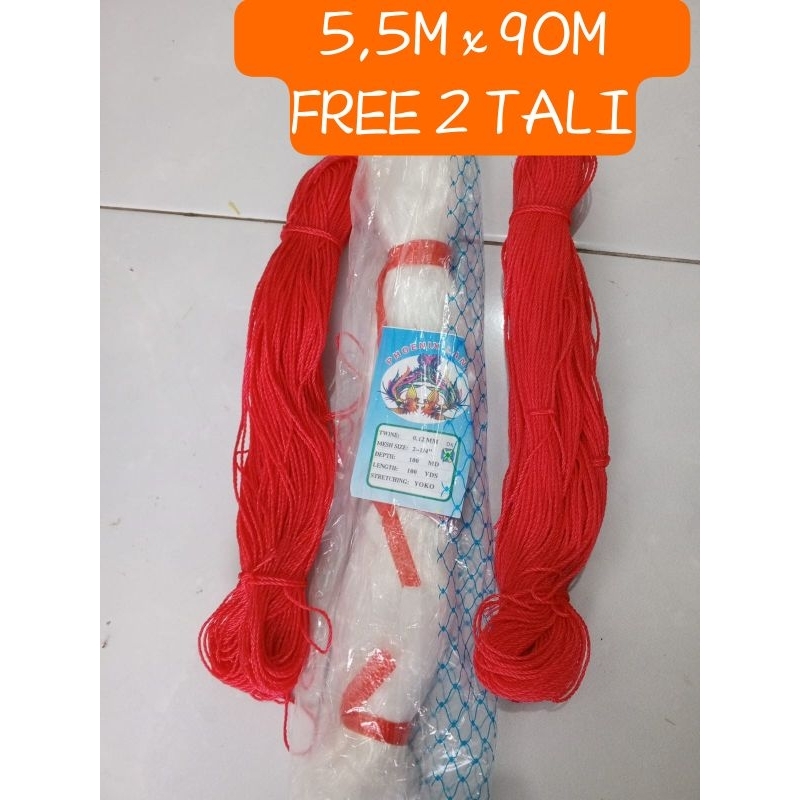 JARING BURUNG EMPRIT / JARING PELINDUNG PADI / JARING BURUNG / 0.12 2-1/4 inch free 2 tali