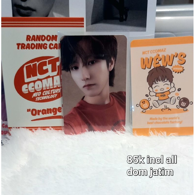 Photocard Pc Renjun Selca Ccomaz Official set Winwin Konsep Ccomaz Orange ver murah