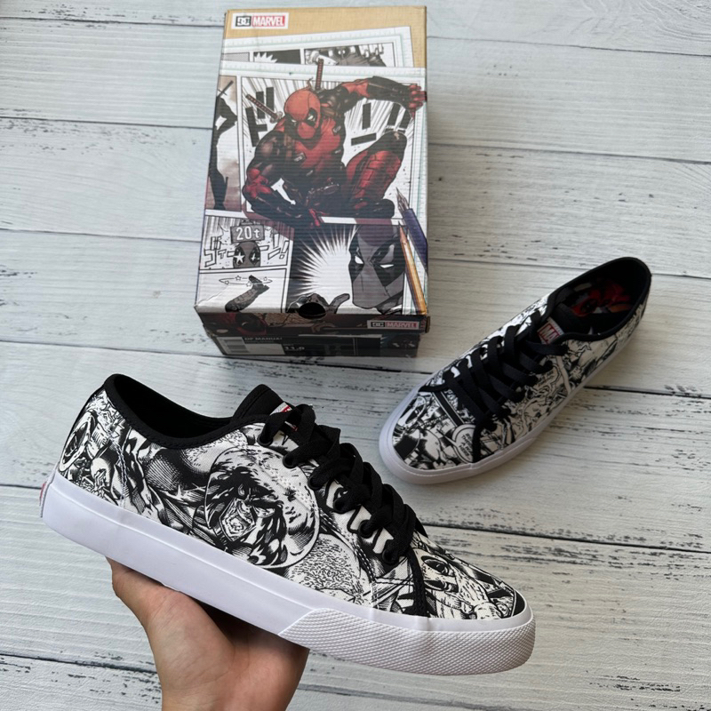 DC shoes sepatu x MARVEL deadpool NEW ORIGINAL 100%