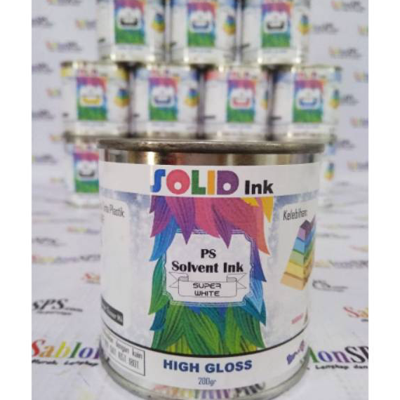 

Diskon Promo Tinta Sablon Plastik 200 gr Putih Super White HDPE PE PP Basis Minyak Solvent Based Dijual Murah