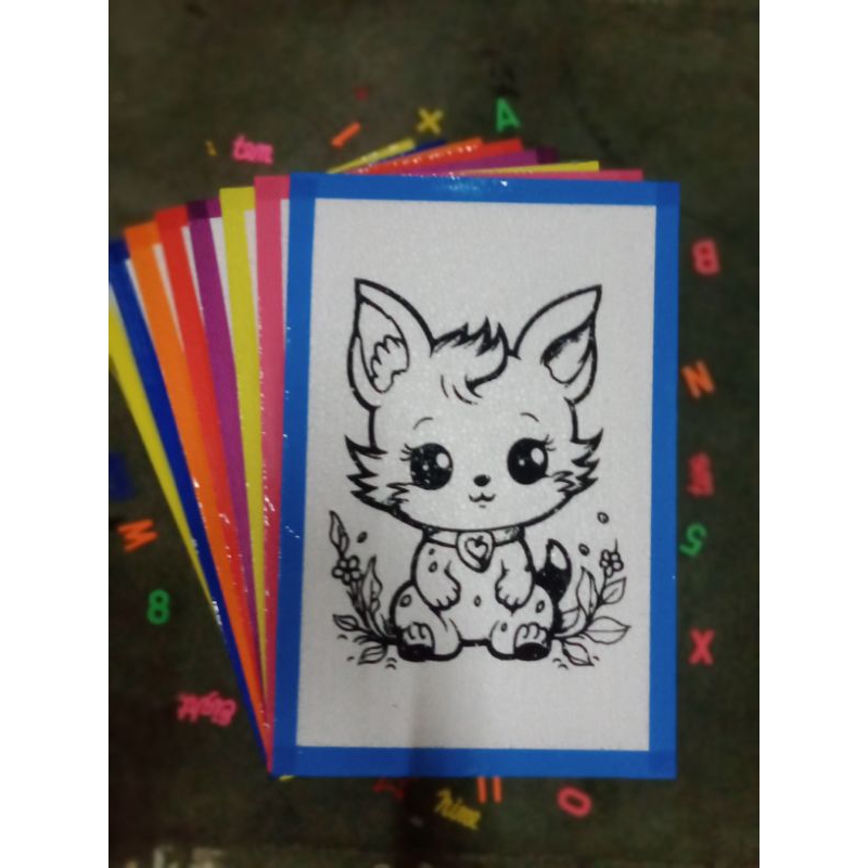 sterofoam lukis/mewarnai sterofoam/lukis sterofom/styrofoam mewarnai/gabus styrofoam/lukis