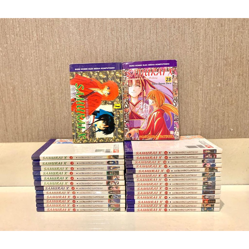 Komik Manga Set Samurai X 1-28 Tamat Rurouni Kenshin