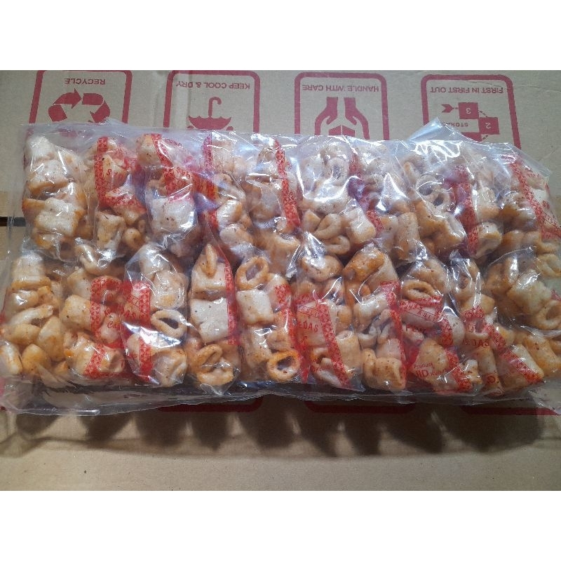 

[Hemat]Bisa COD Krupuk pedas gurih tiga lombok 1pack isi 20pcs
