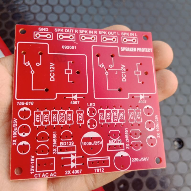 PCB speaker protektor stereo pcb protector speaker pcb protek spiker stereo