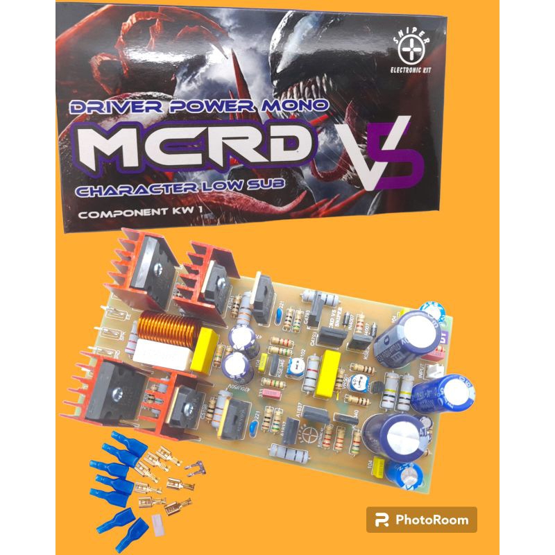 Kit Driver Power Amplifier MCRD V5 PCB Fiber By BME
