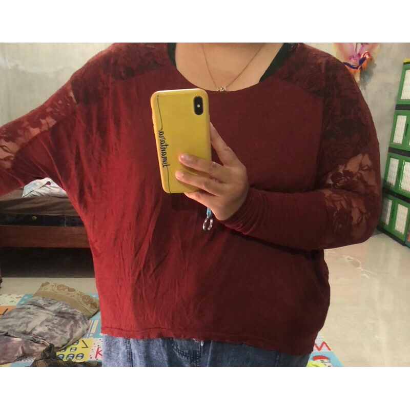 Atasan Rayon Jumbo LD 160cm muat bb 100kg