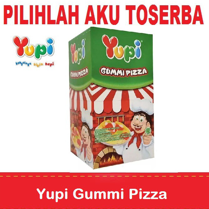 

✦MURAH LEBAY✦ YUPI GUMMI PIZZA BOX isi 12 PCS - ( HARGA PER BOX )