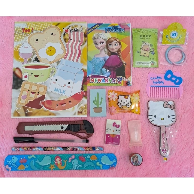 

PAKET SET ALAT TULIS 10K PERALATAN SEKOLAH ASEORIS